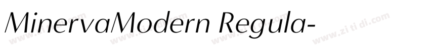 MinervaModern Regula字体转换